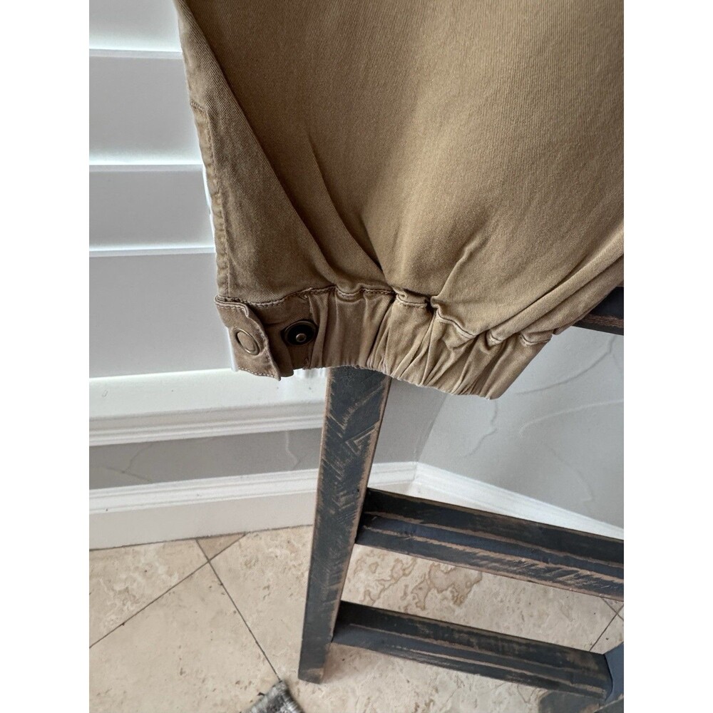 Sanctuary Pants, Men's Size 27, Khaki, Straight, Cargo Joggers, Side Pockets - Picture 4 of 7